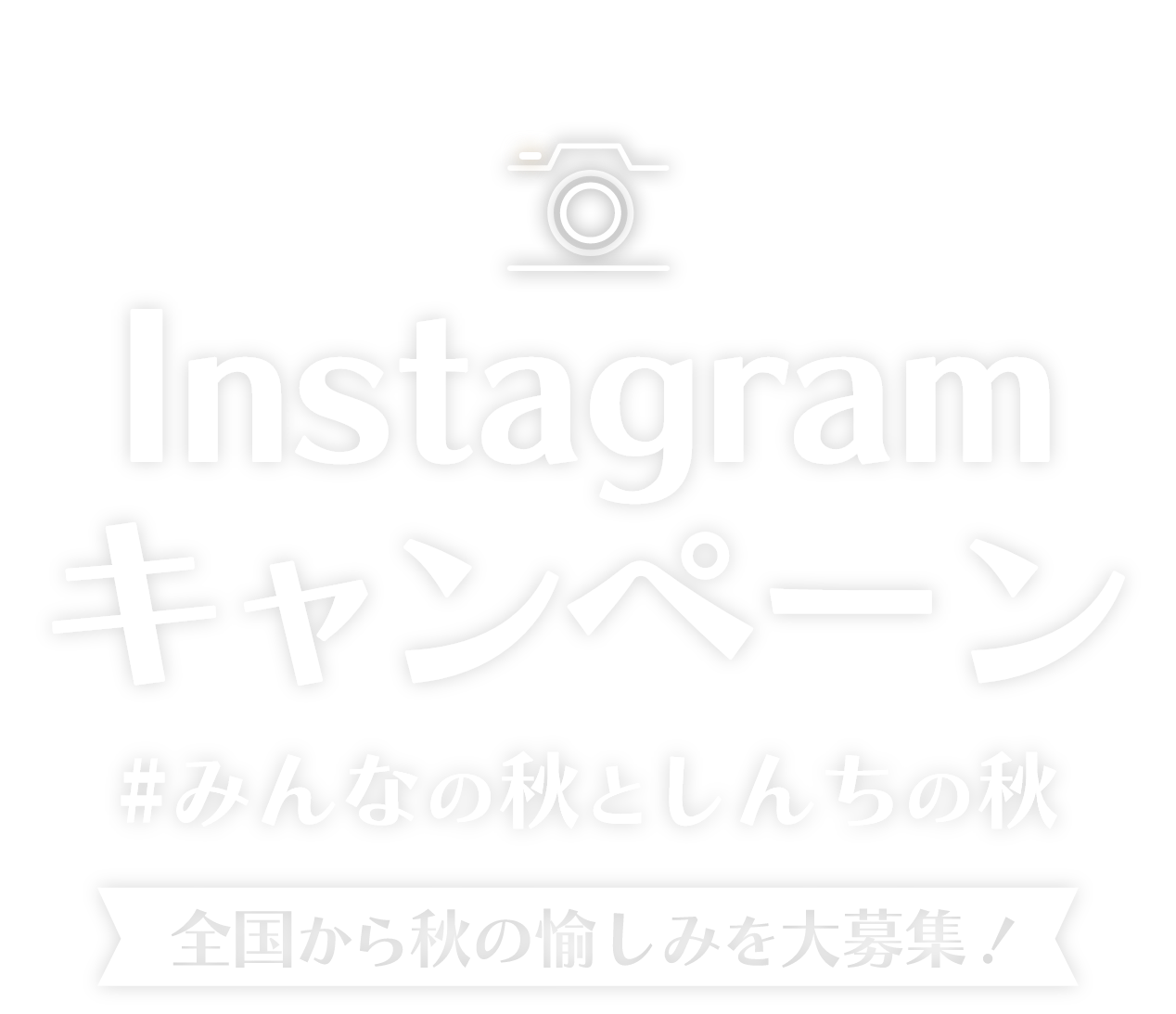Instagramキャンペーン#みんなの秋としんちの秋全国から秋の投稿を大募集！